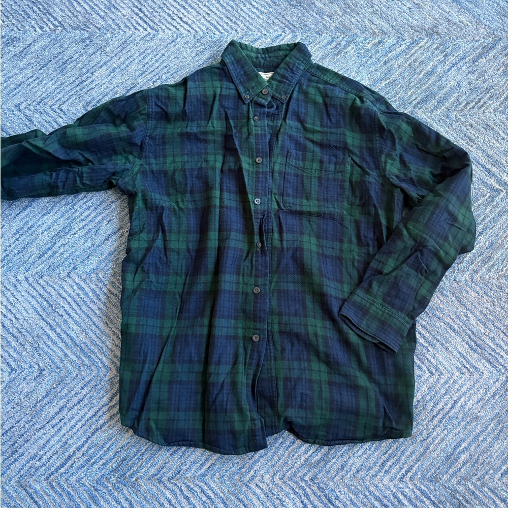 Men’s LL Bean plaid shirt